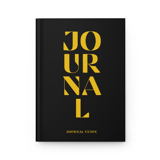 Classic Black Writing Journal - JOURNAL VENUE