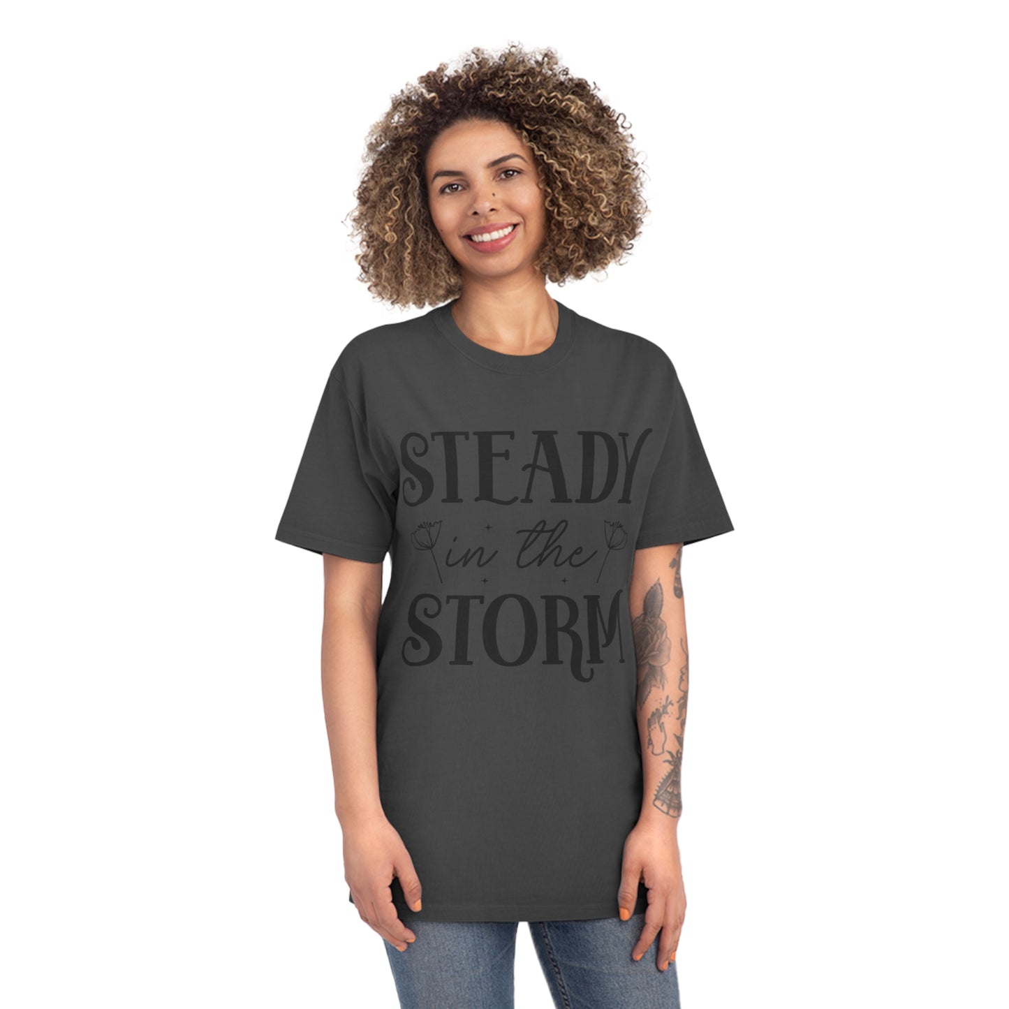 Steady in The Storm Faded T Shirt - JOURNAL VENUE