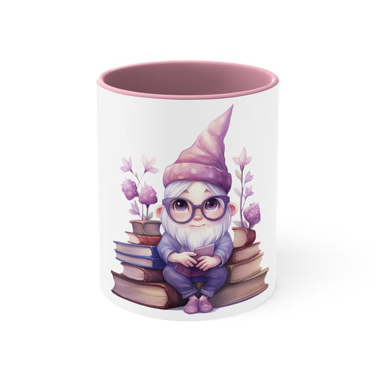 Gnome Book Lover Accent Coffee Mug - JOURNAL VENUE