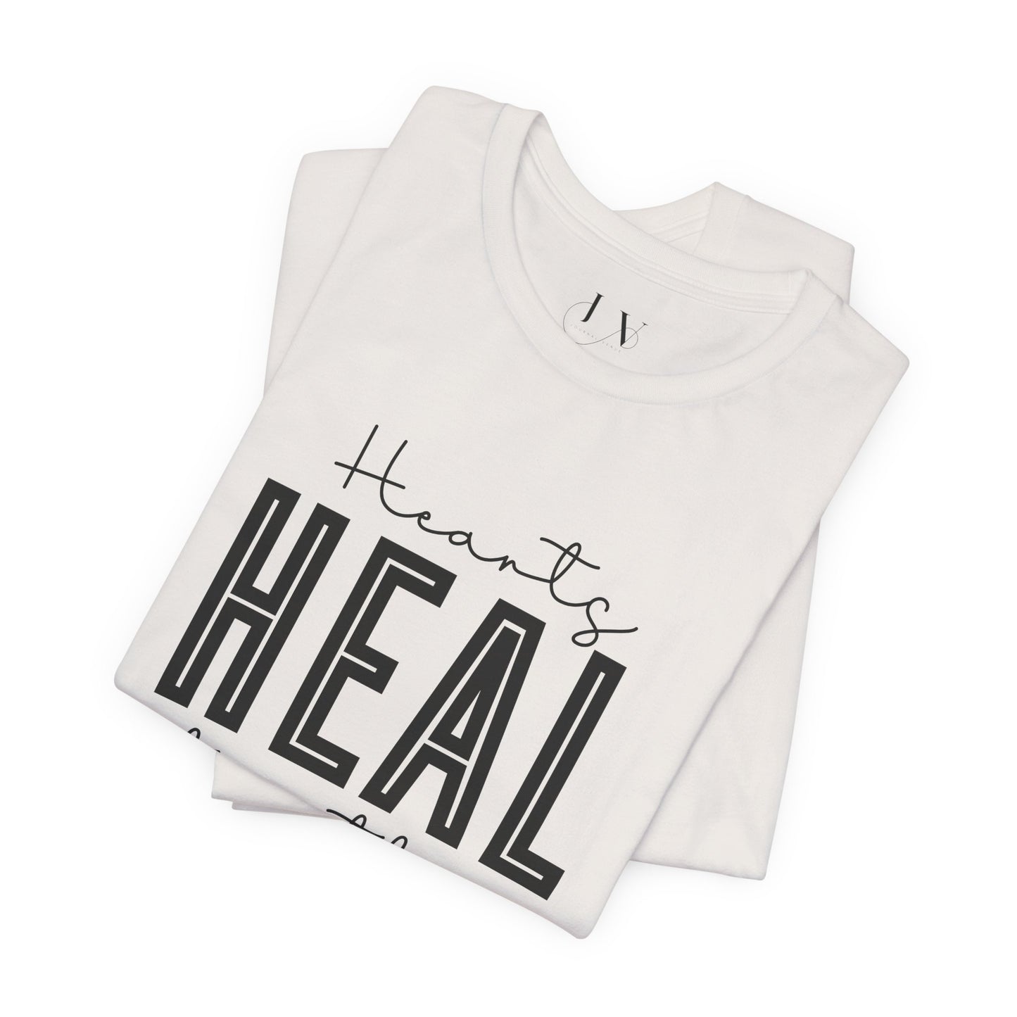 Hearts Heal Together Short Sleeve T-Shirt- JOURNAL VENUE