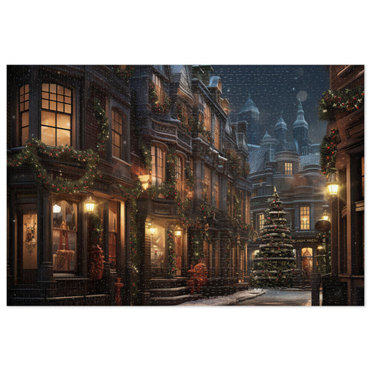 Vintage Christmas Night Jigsaw Puzzle - JOURNAL VENUE