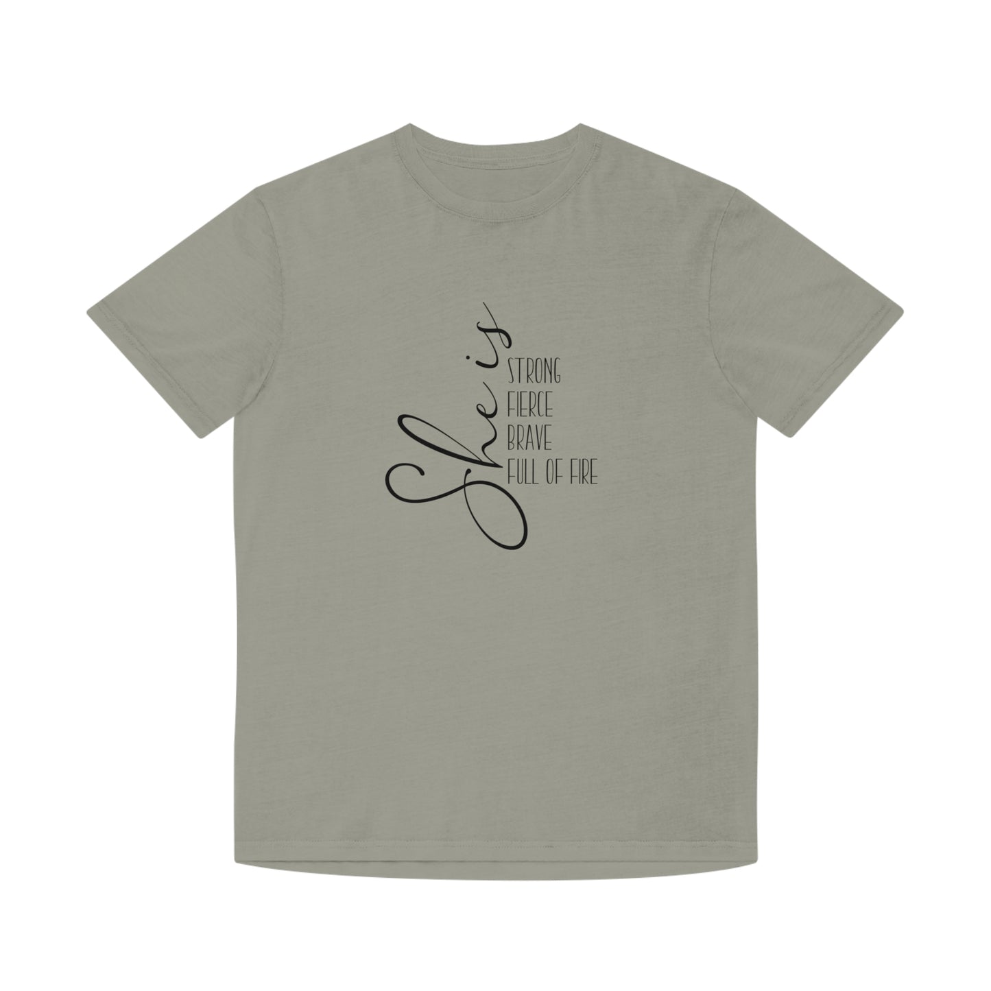 She is Strong Self Care Faded T Shirt - JOURNAL VENUE