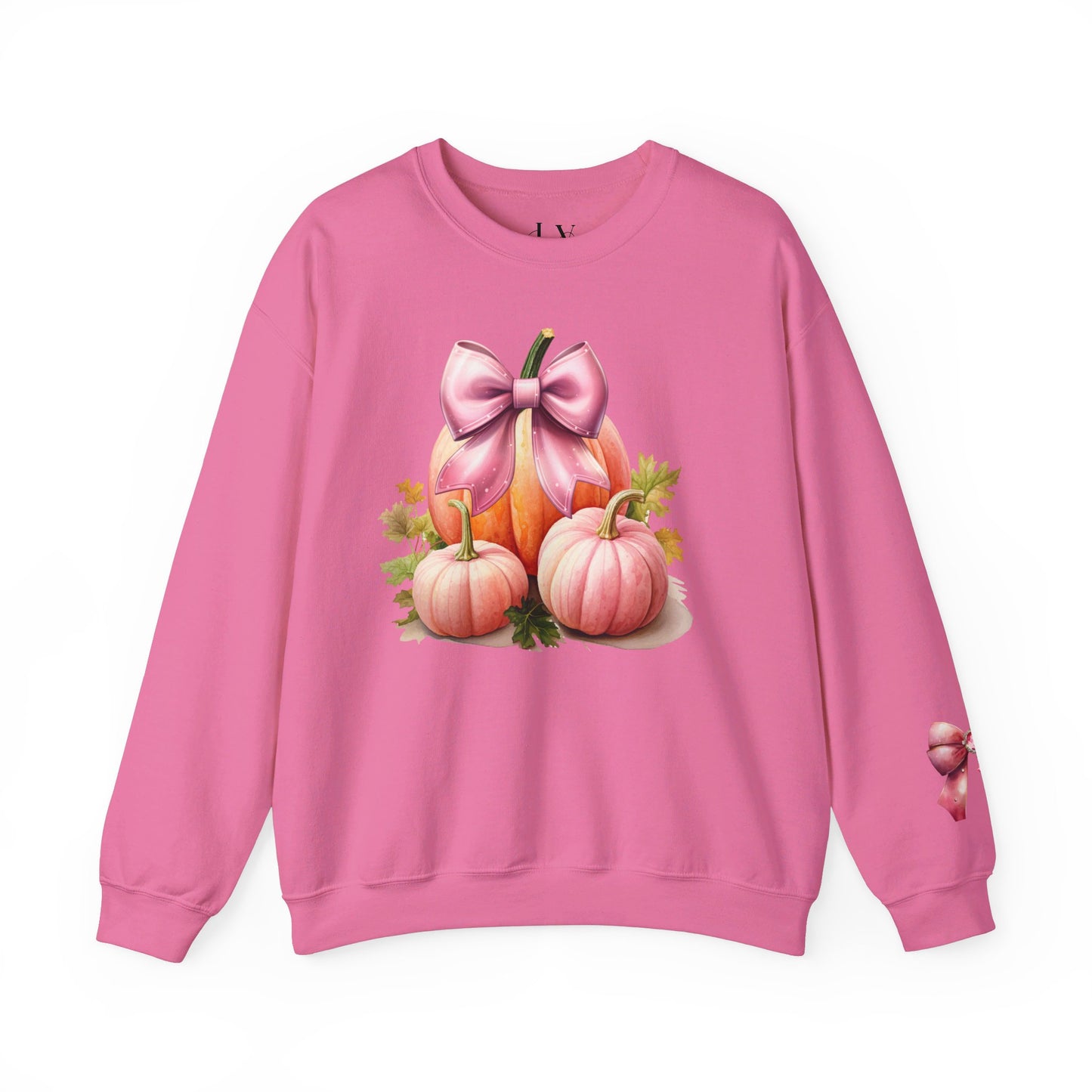 Pink Coquette Pumpkin Crewneck Sweatshirt