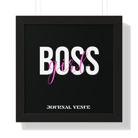 Inspirational Business Framed Wall Art  Poster - JOURNAL VENUE