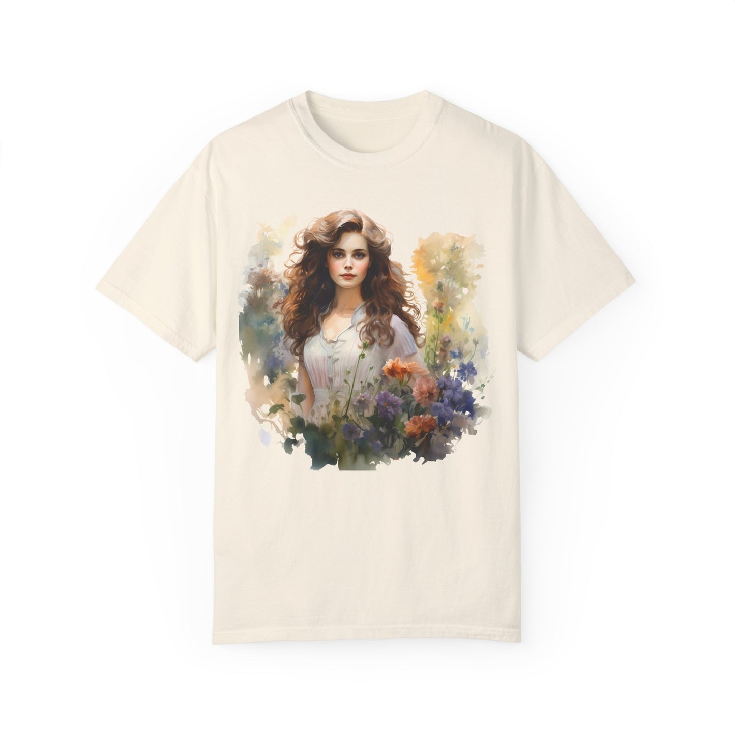 Wild Flower Vintage Girl T-shirt - JOURNAL VENUE