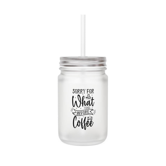 Sarcastic Coffee Quote Mason Jar - JOURNAL VENUE