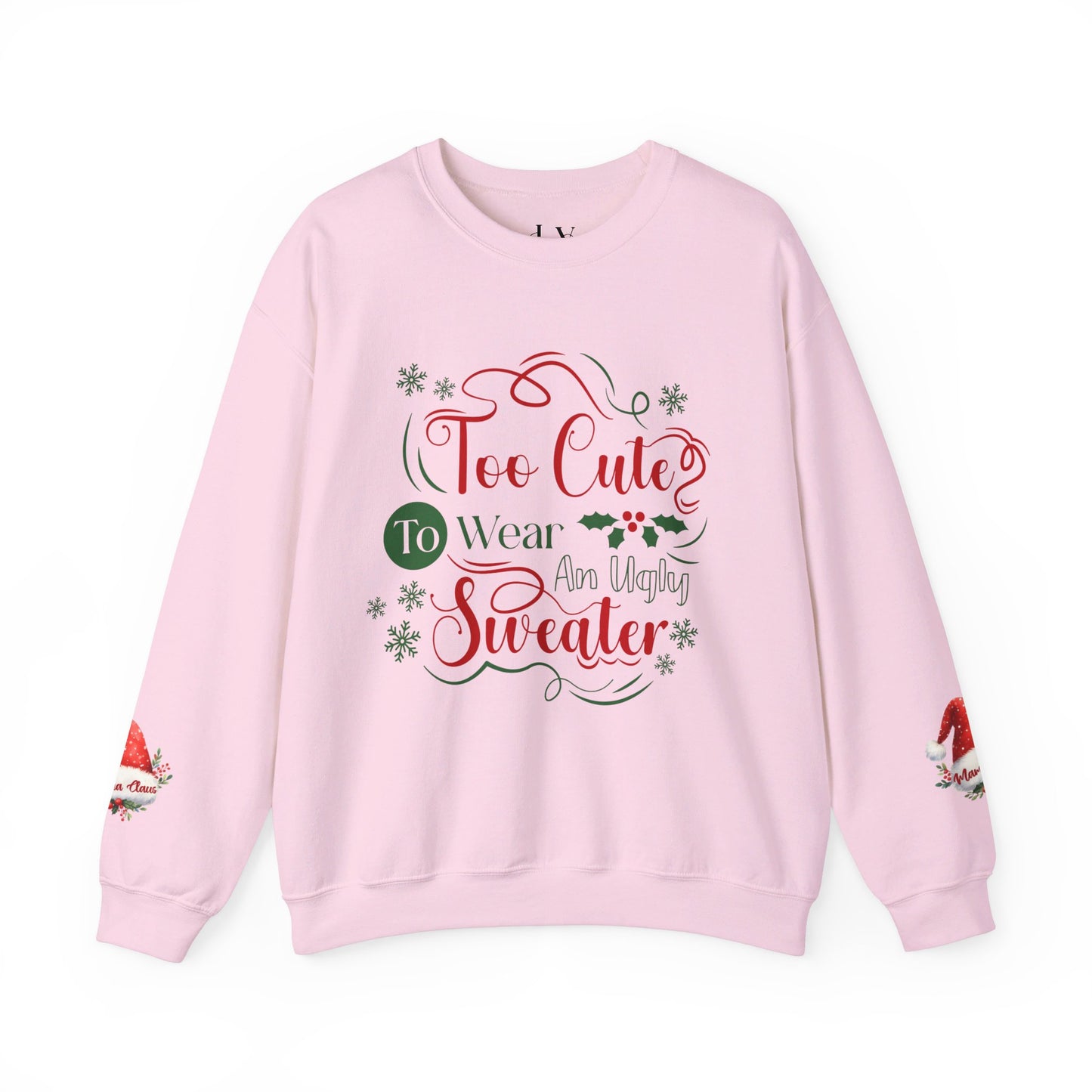 Too Cute Christmas Crewneck Sweatshirt - JOURNAL VENUE