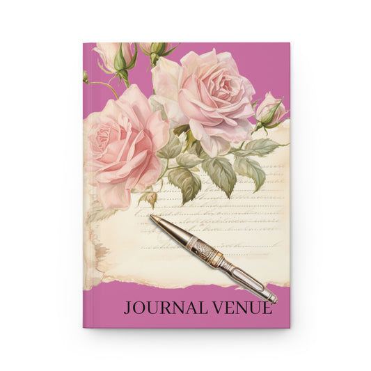 Hardcover Vintage-style Shabby Chic Journal - JOURNAL VENUE