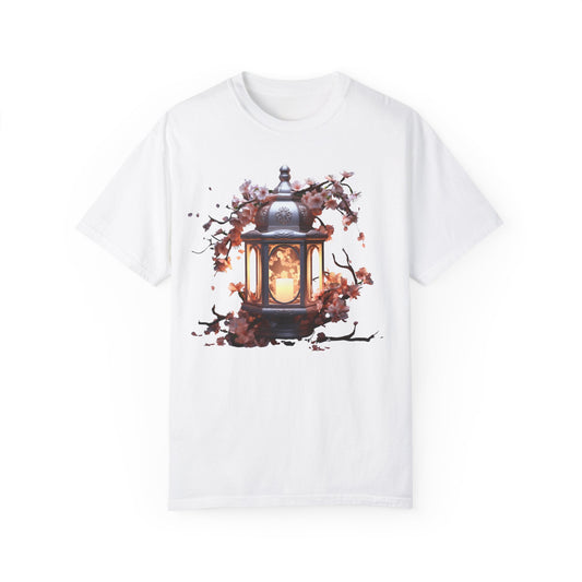 Floral Vintage Lantern Graphic T-shirt - JOURNAL VENUE