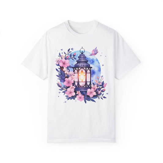 Cute Vintage Floral Lantern Unisex T-shirt - JOURNAL VENUE