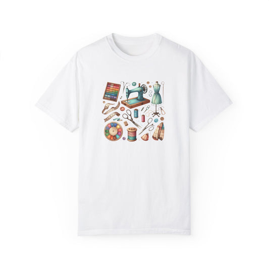 Cute  Vintage Fashion Sewing T-shirt - JOURNAL VENUE