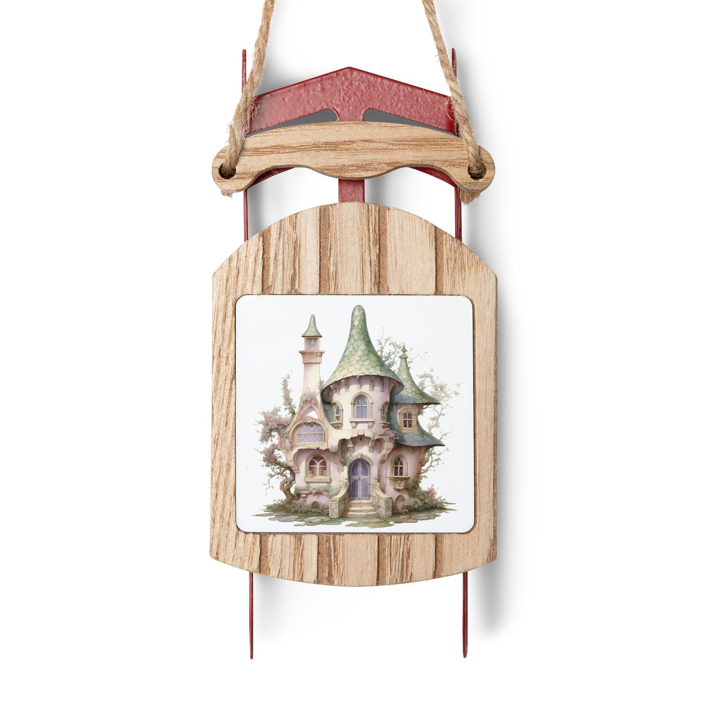 Fairy Library Christmas Sled Ornaments - JOURNAL VENUE