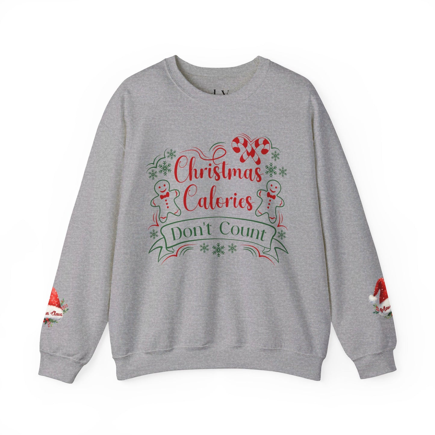 Christmas Calories Crewneck Sweatshirt - JOURNAL VENUE