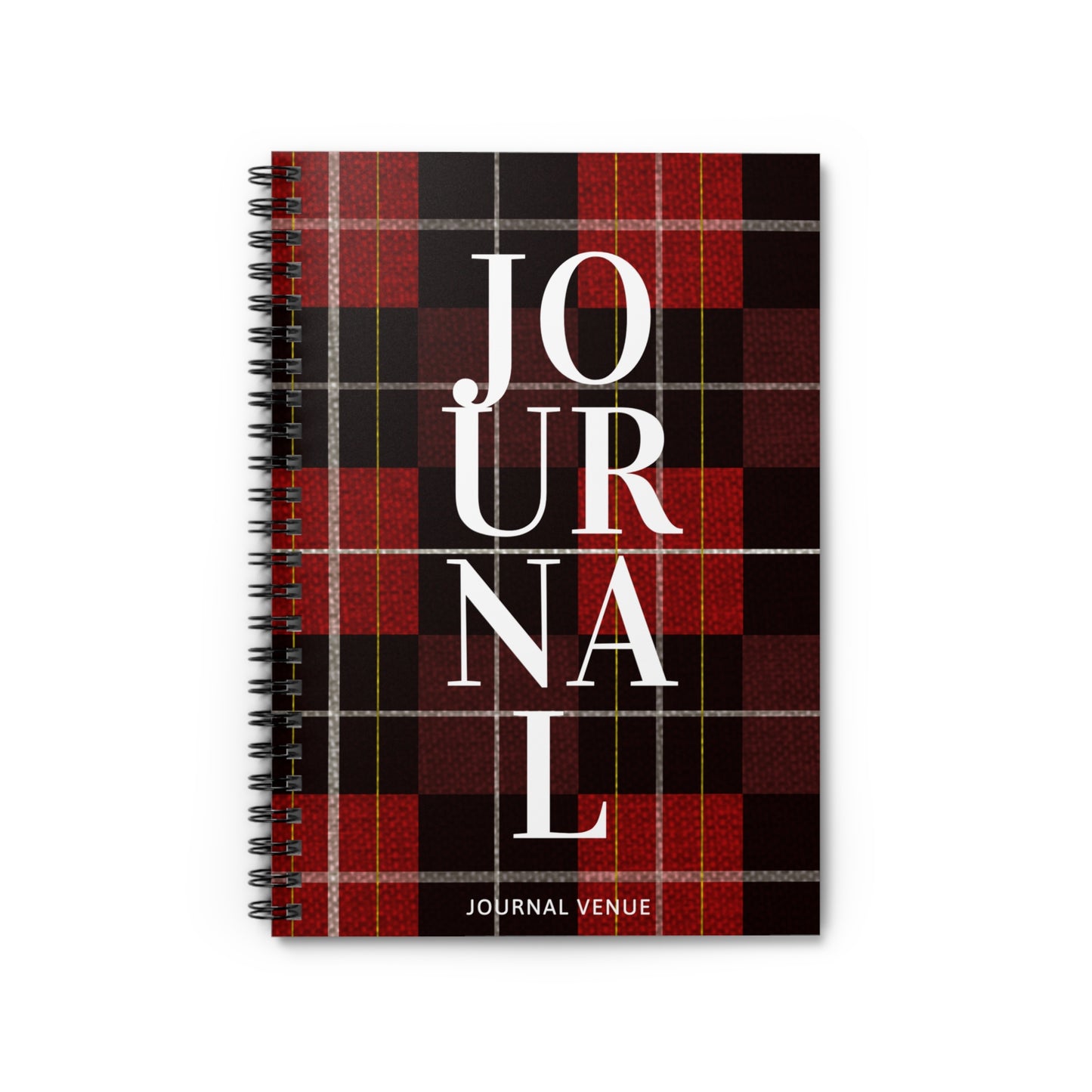 Red Plaid Journal Writing Notebooks - JOURNAL VENUE