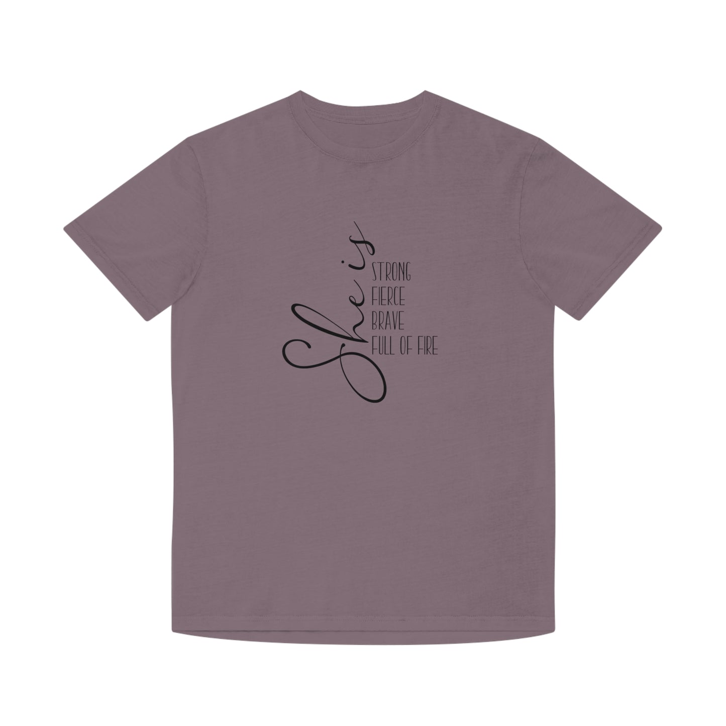 She is Strong Self Care Faded T Shirt - JOURNAL VENUE