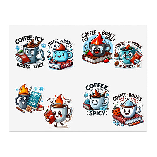 Coffee Book Sticker Sheet Bundle - JOURNAL VENUE