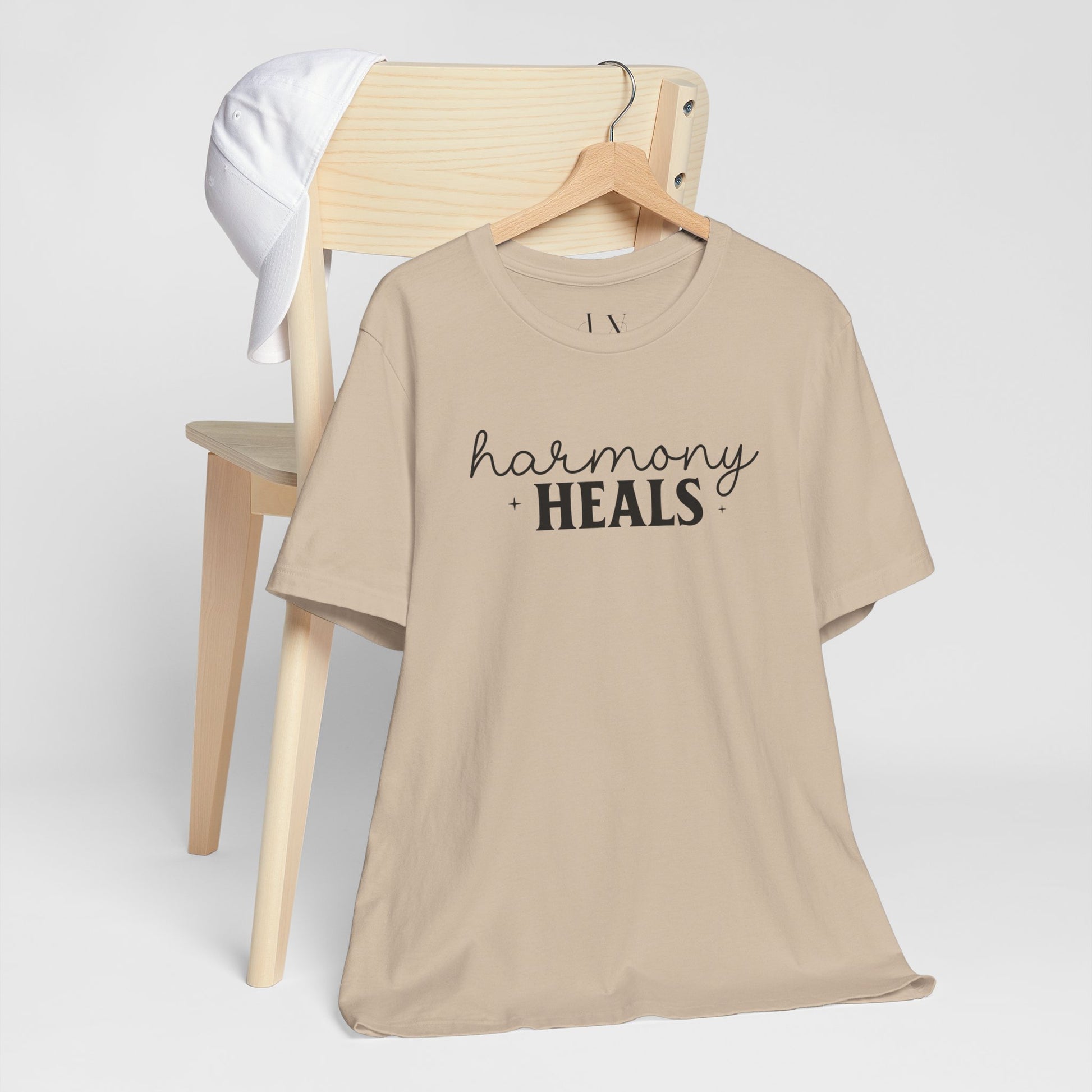 Harmony Heals Self Care Short Sleeve Tee - JOURNAL VENUE