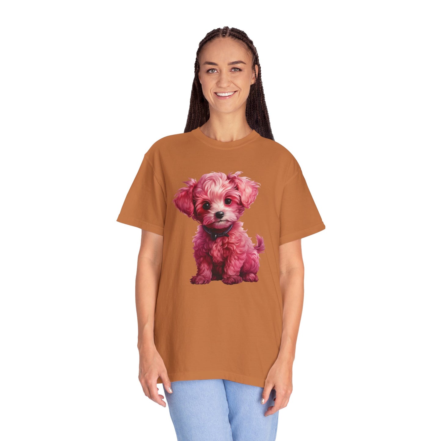 Cute  Pink Poodle T-shirt