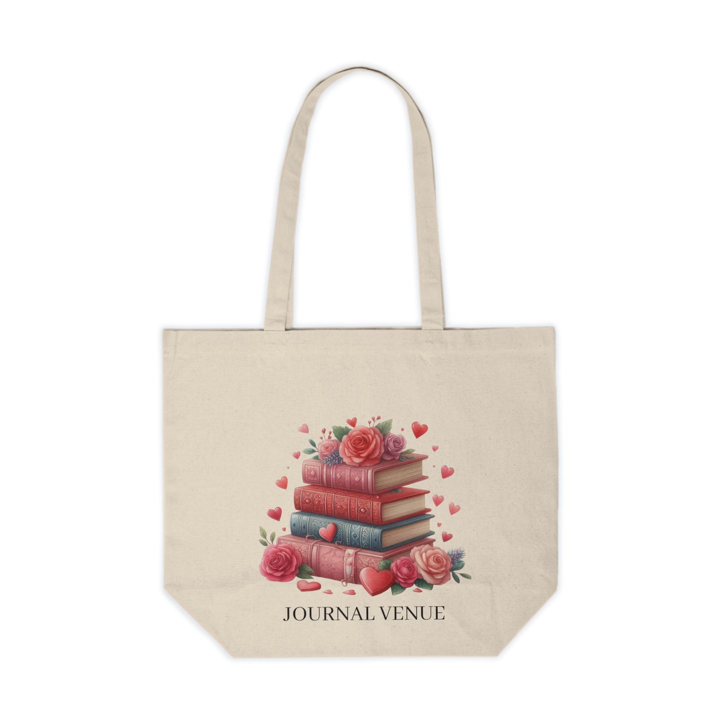 Pink Romantic Book Lover Shopping Tote Bag - JOURNAL VENUE