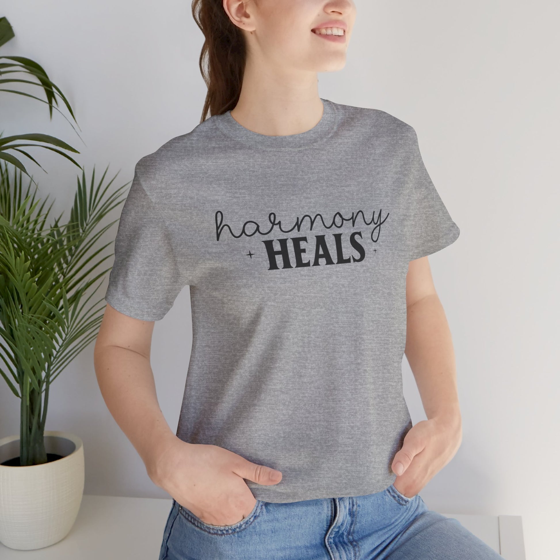 Harmony Heals Short Sleeve T Shirt - JOURNAL VENUE