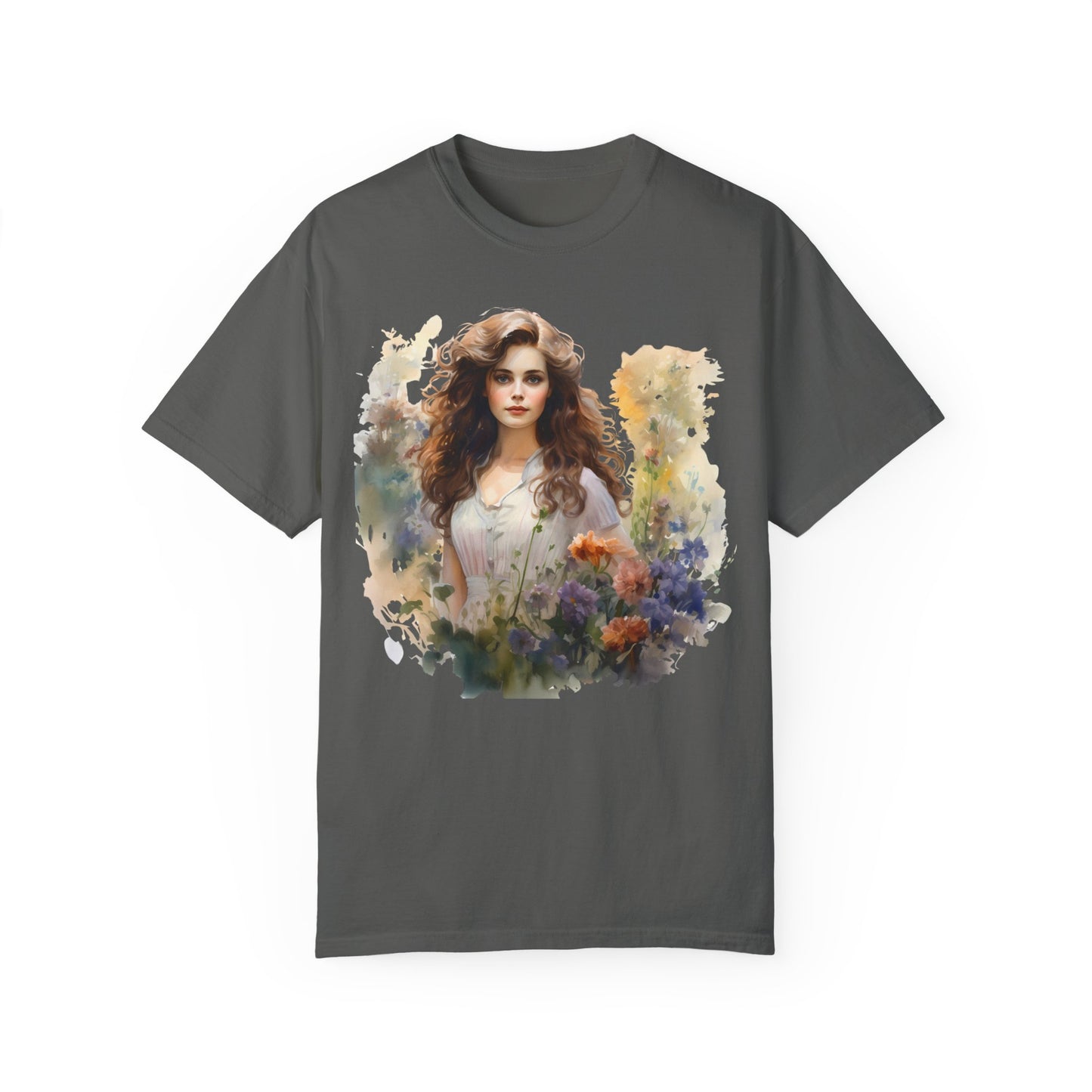 Wild Flower Vintage Girl T-shirt - JOURNAL VENUE