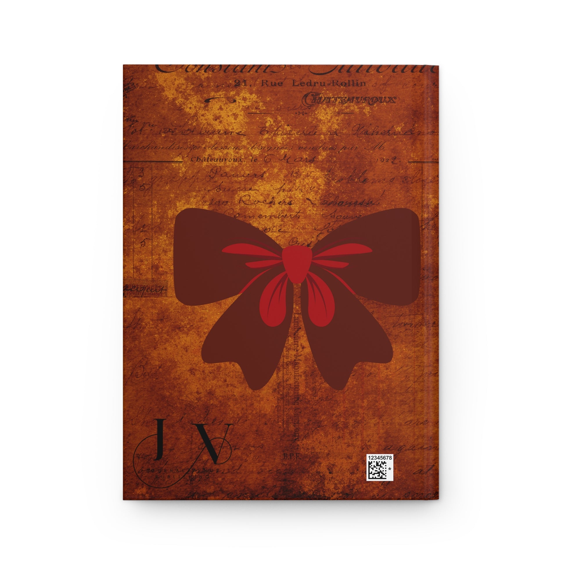 Coquette Bow Vintage Hardcover Notebooks and Journals - JOURNAL VENUE