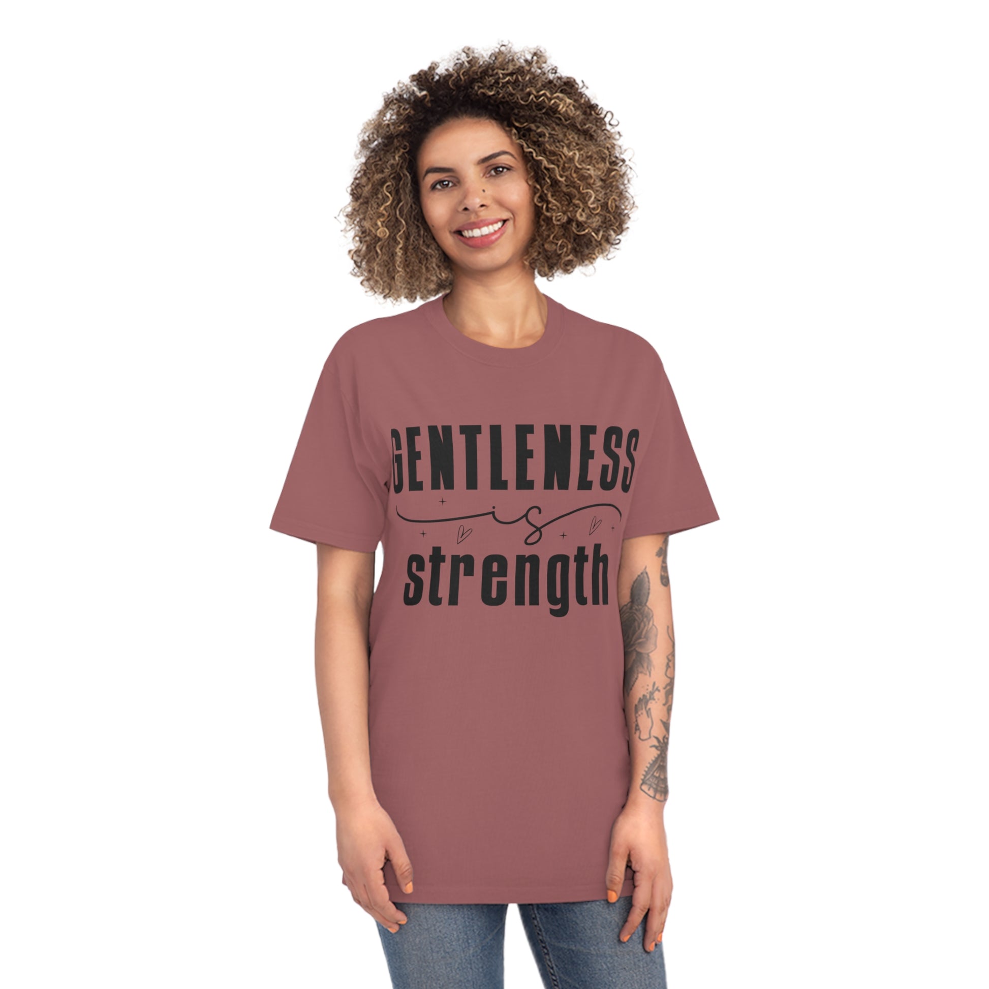 Gentleness is Strength Faded T Shirt - JOURNAL VENUE