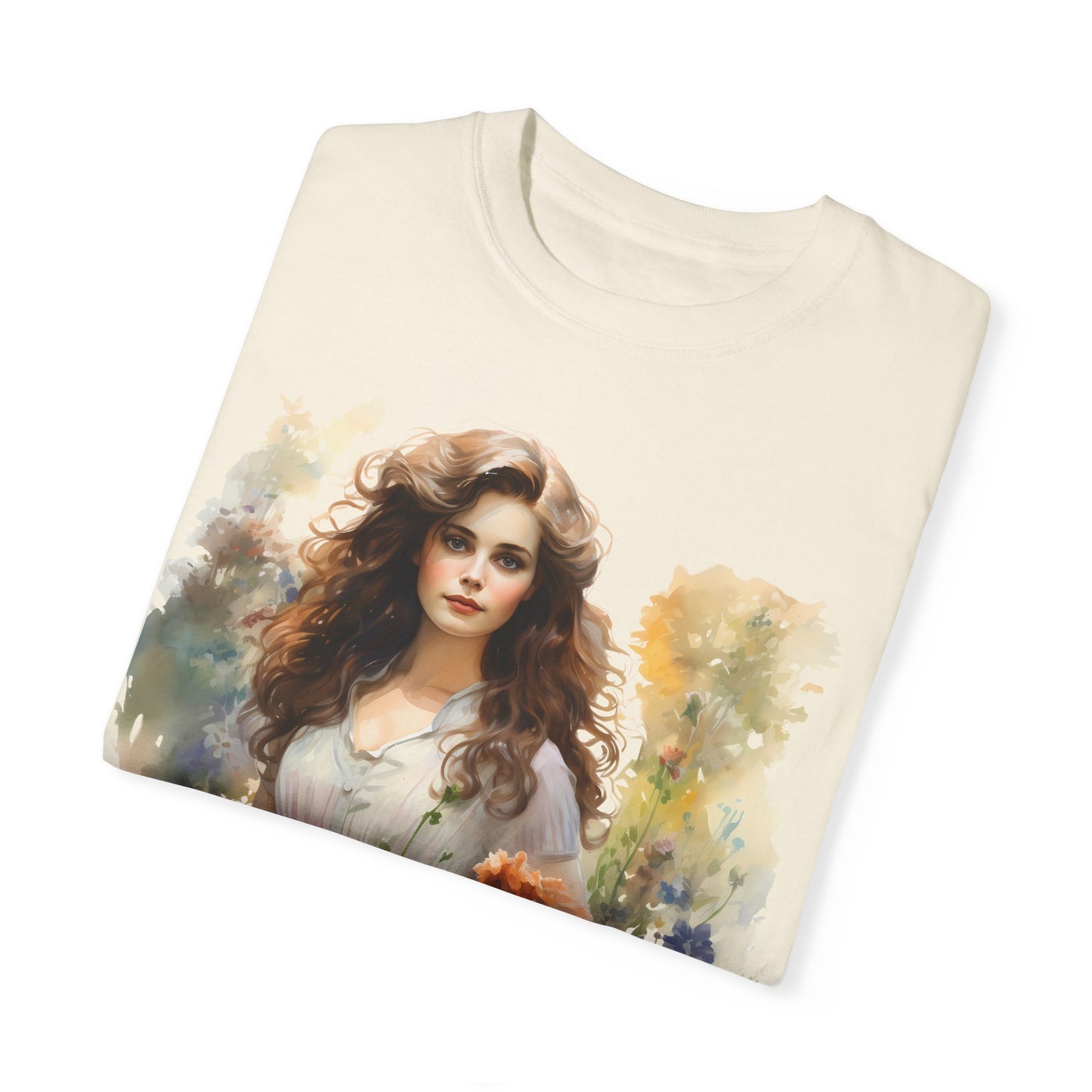 Wild Flower Vintage Girl T-shirt - JOURNAL VENUE