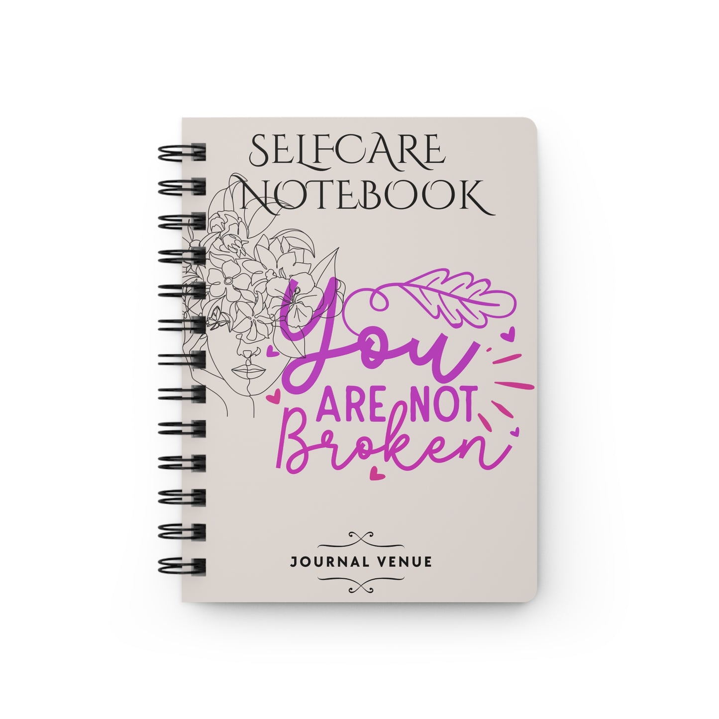 Selfcare Mental Wellbeing Notebooks Journal - JOURNAL VENUE