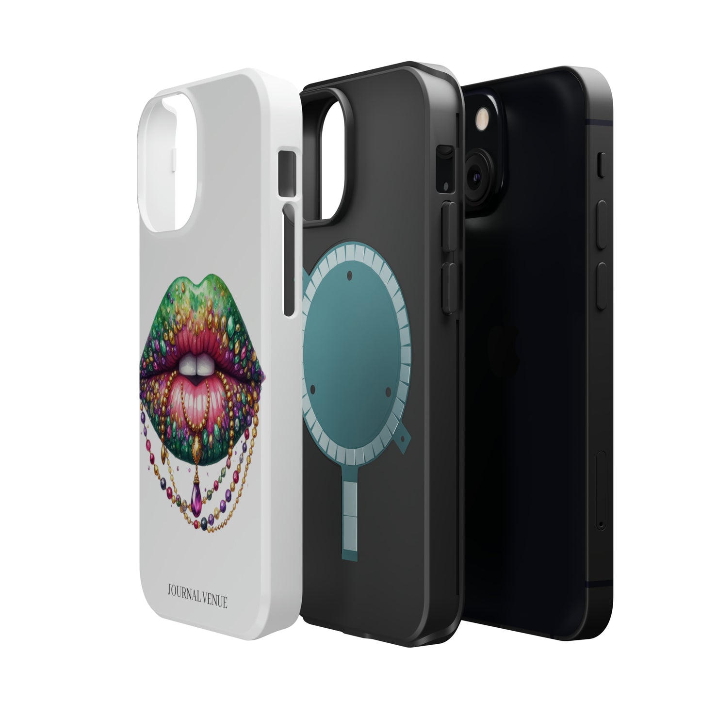 Jeweled Mardi Gras Lip Iphone Cases - JOURNAL VENUE