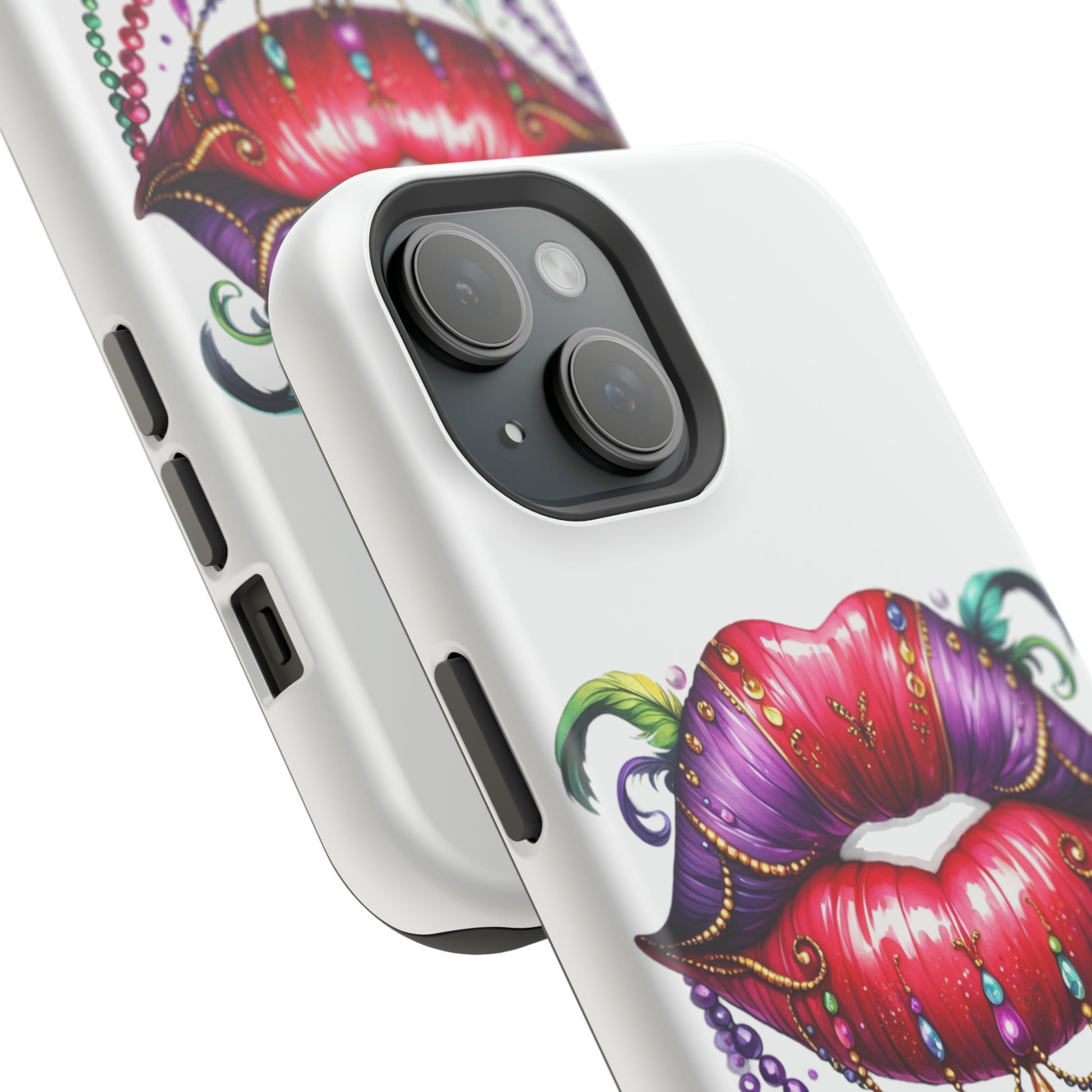 Mardi Gras Lip  Iphone Cases - JOURNAL VENUE