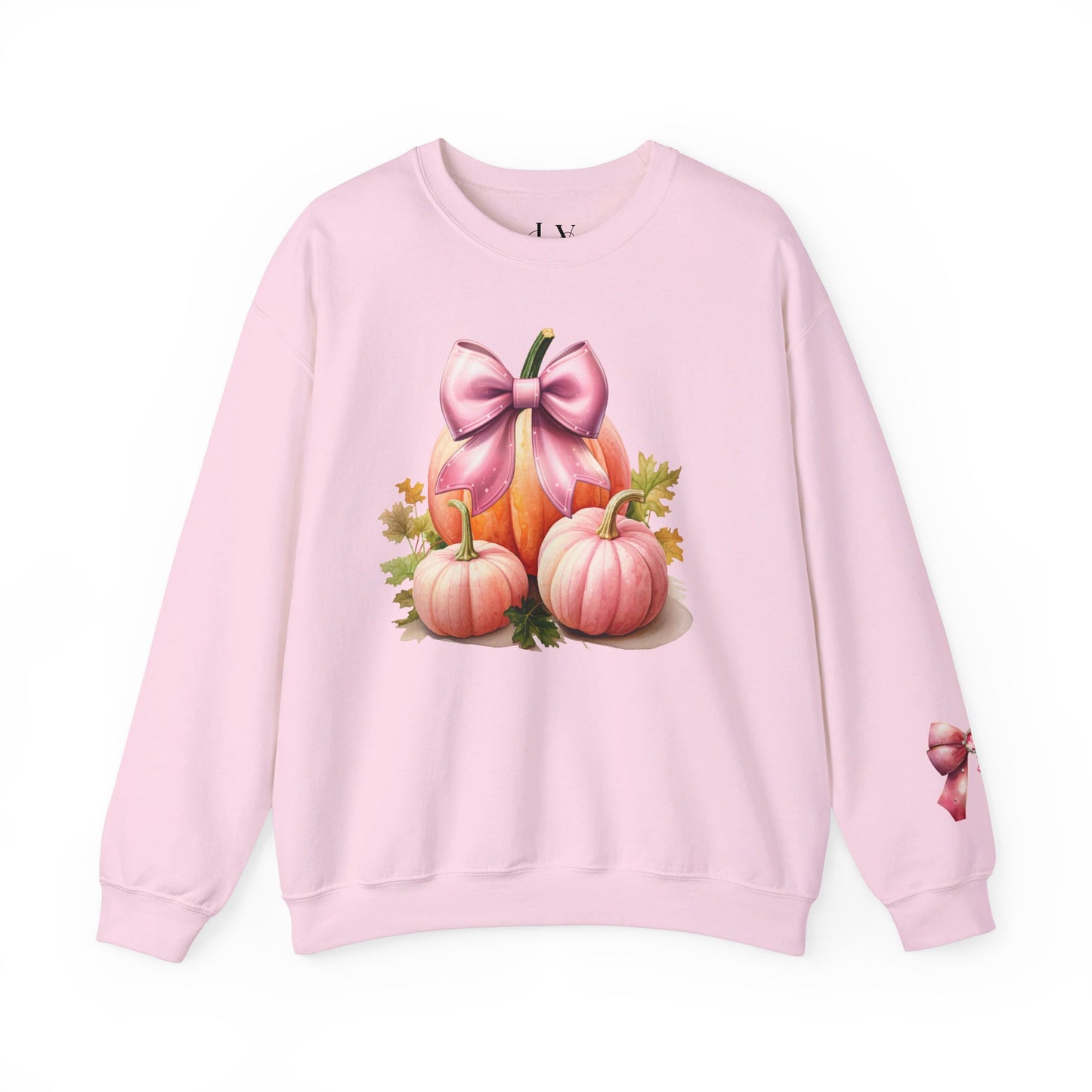 Pink Coquette Pumpkin Crewneck Sweatshirt