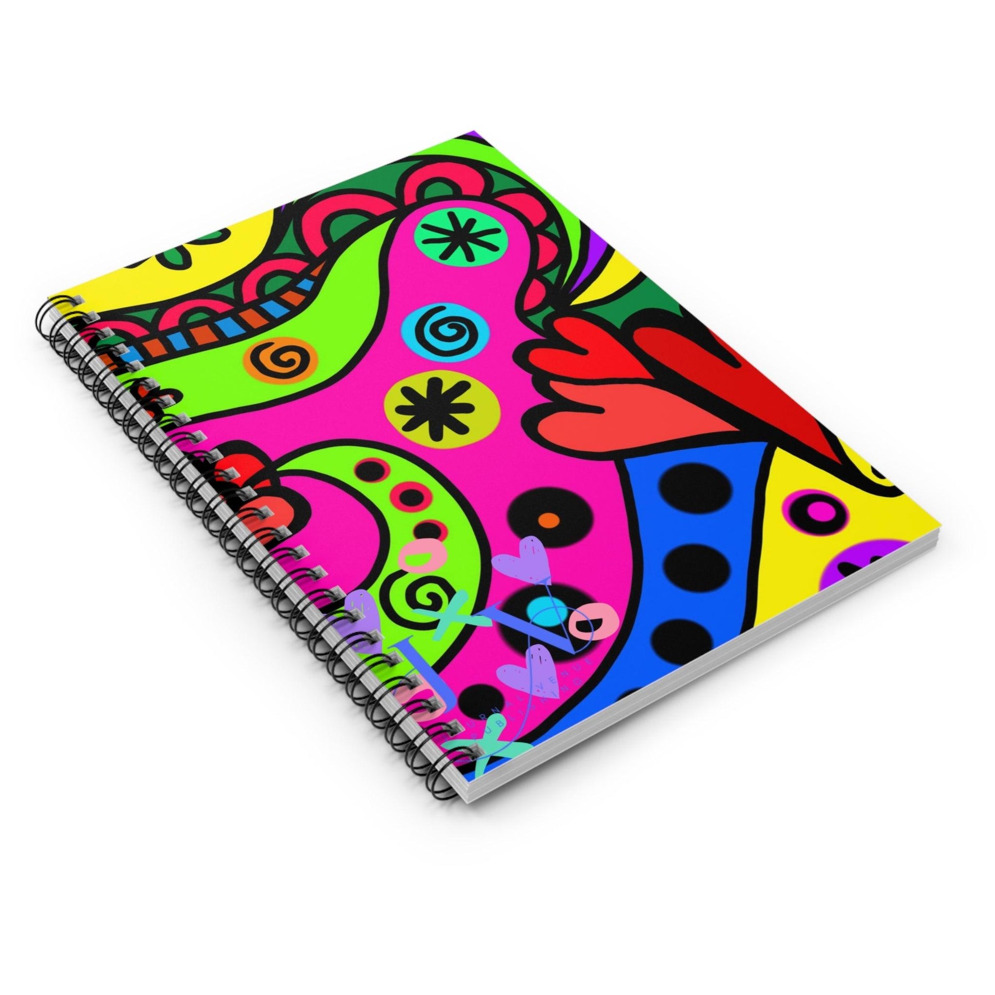 Colored Design Spiral Notebooks - JOURNAL VENUE