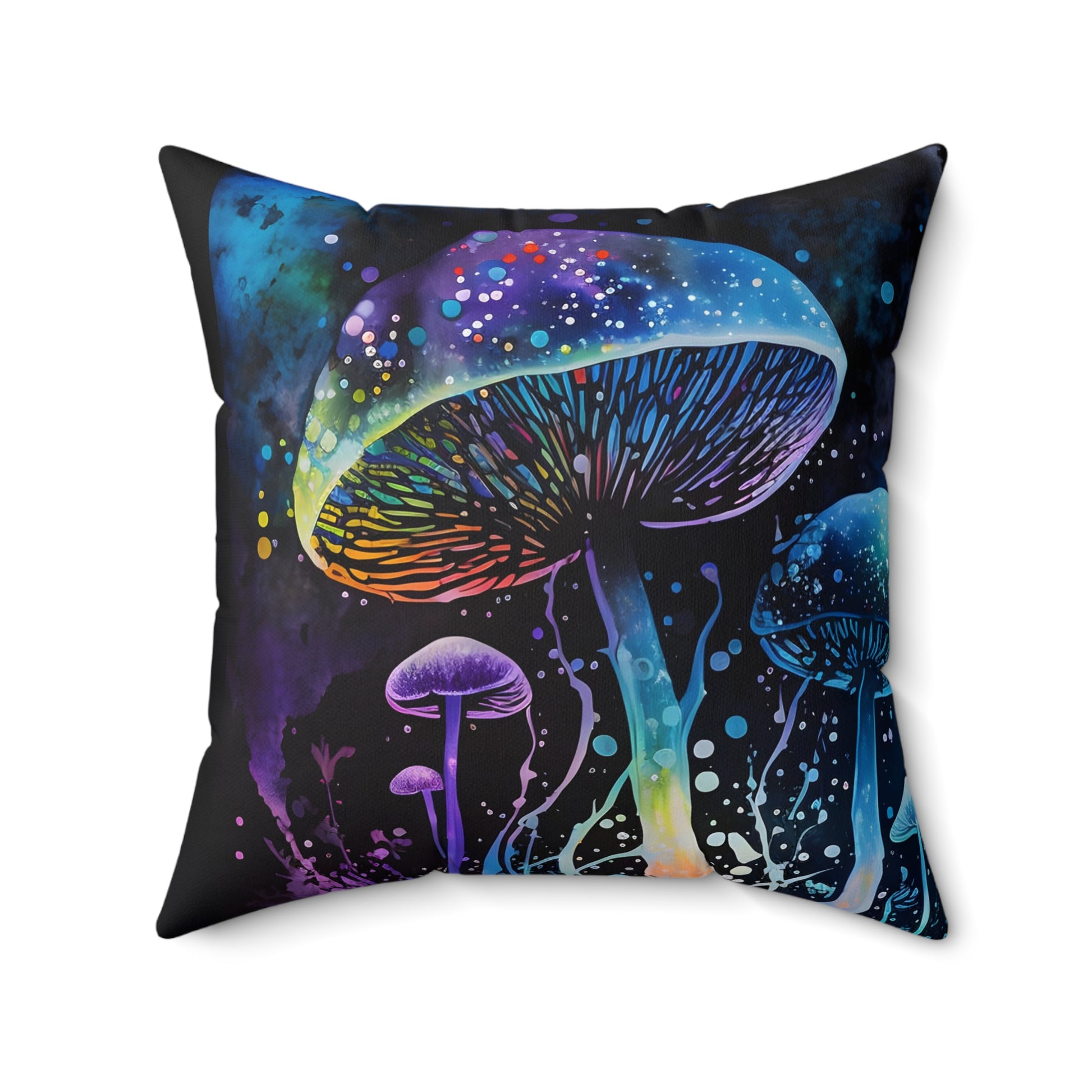 Cute Wild Mushroom Square Pillow - JOURNAL VENUE