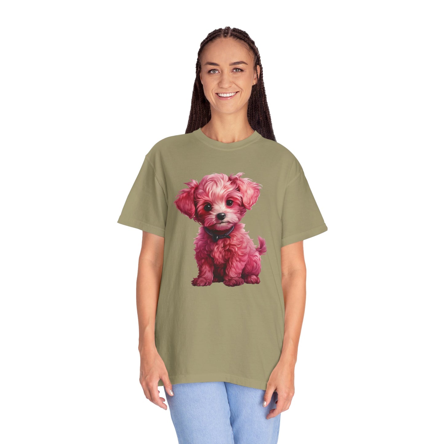 Cute  Pink Poodle T-shirt