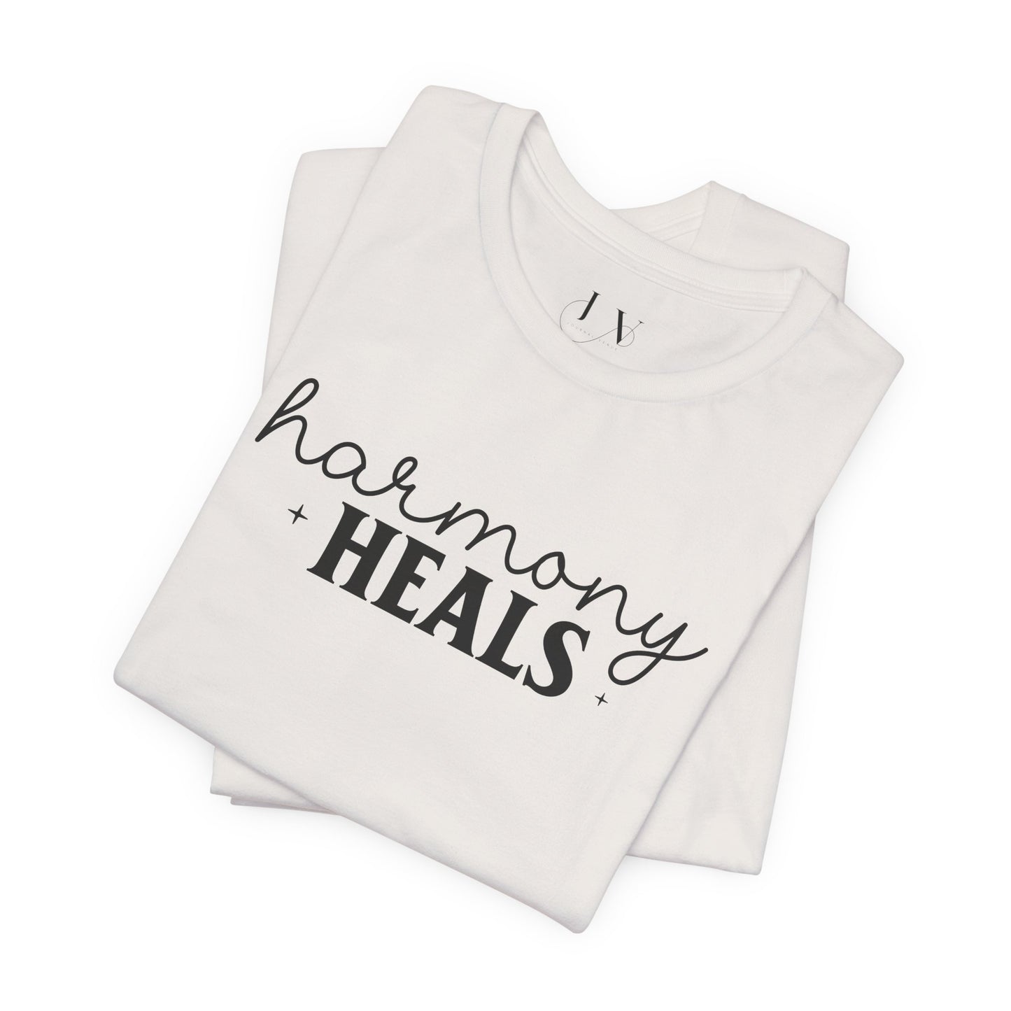 Harmony Heals Self Care Short Sleeve Tee - JOURNAL VENUE