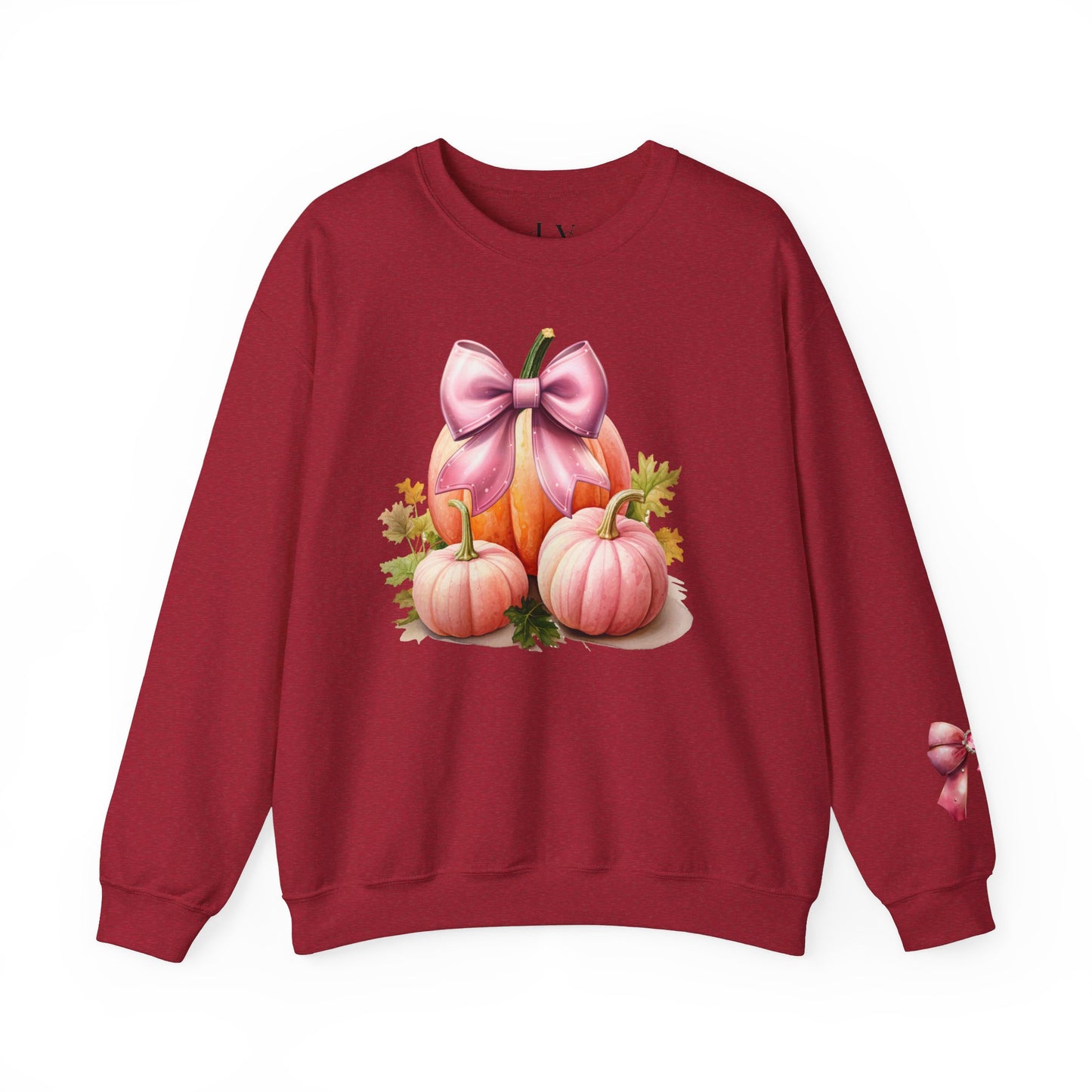 Pink Coquette Pumpkin Crewneck Sweatshirt