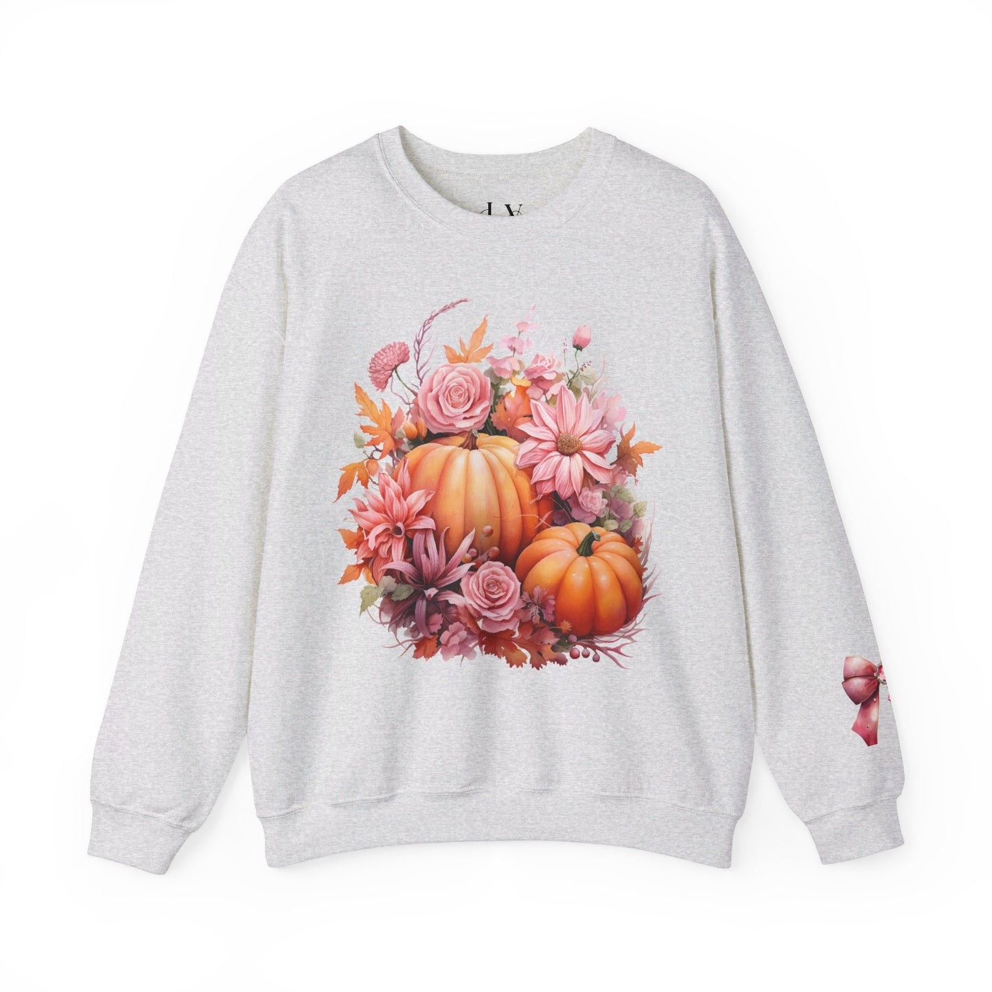 Pink Floral Pumpkin Sweatshirt