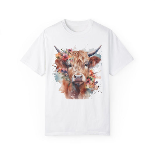 Baby Highland Cow Vintage Graphic T-shirt  - JOURNAL VENUE