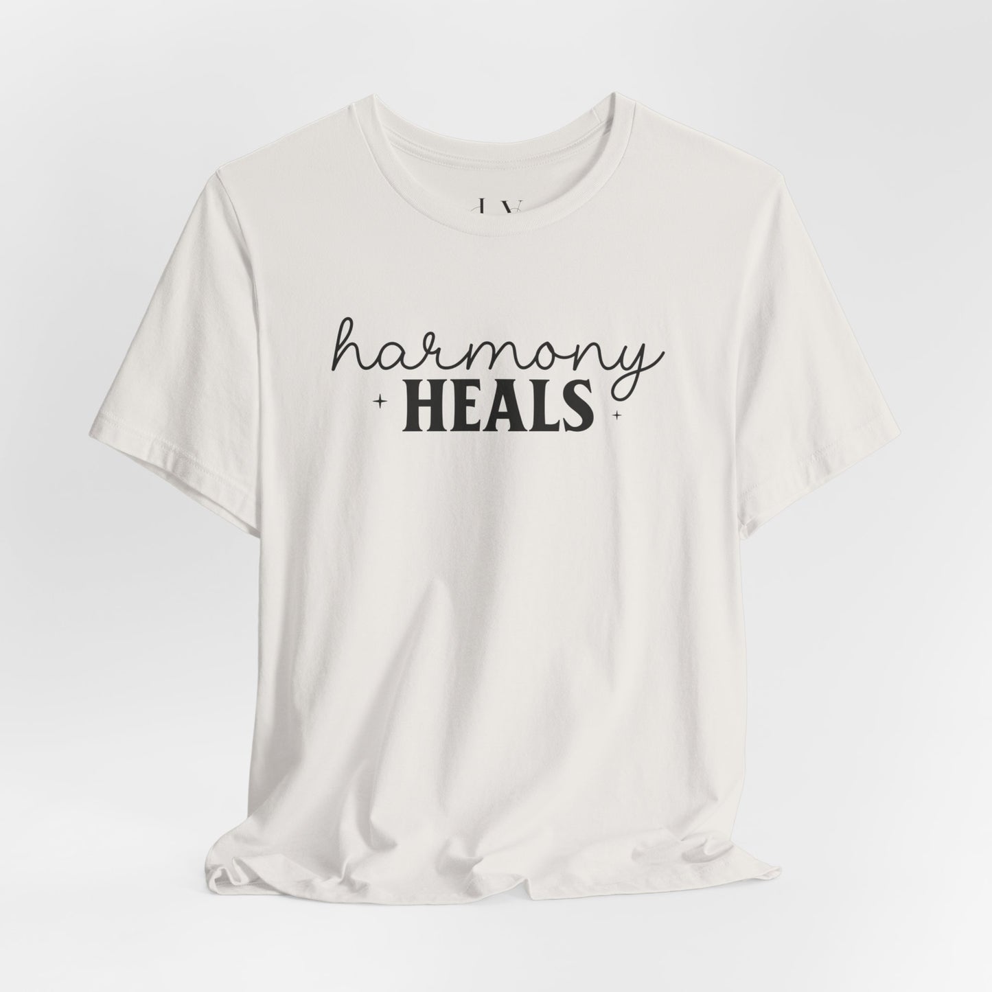 Harmony Heals Self Care Short Sleeve Tee - JOURNAL VENUE