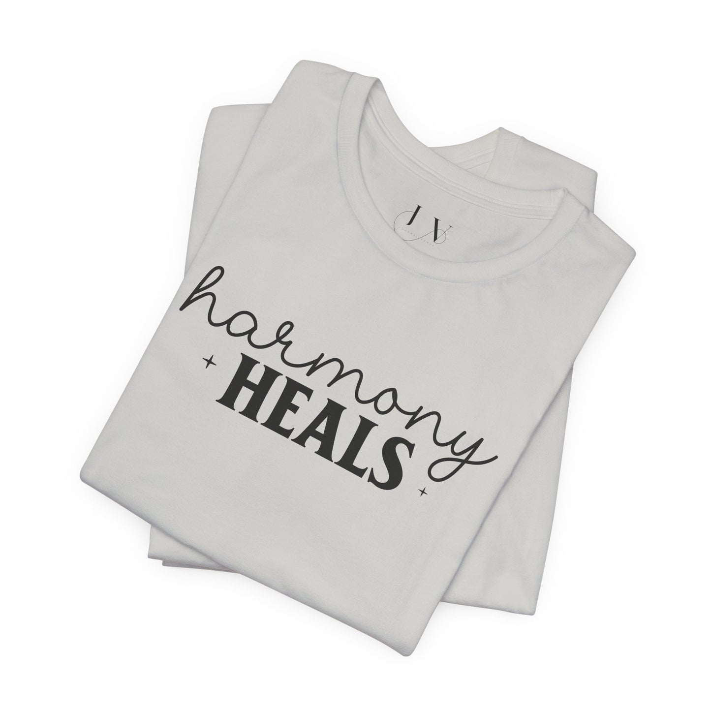 Harmony Heals Self Care Short Sleeve Tee - JOURNAL VENUE