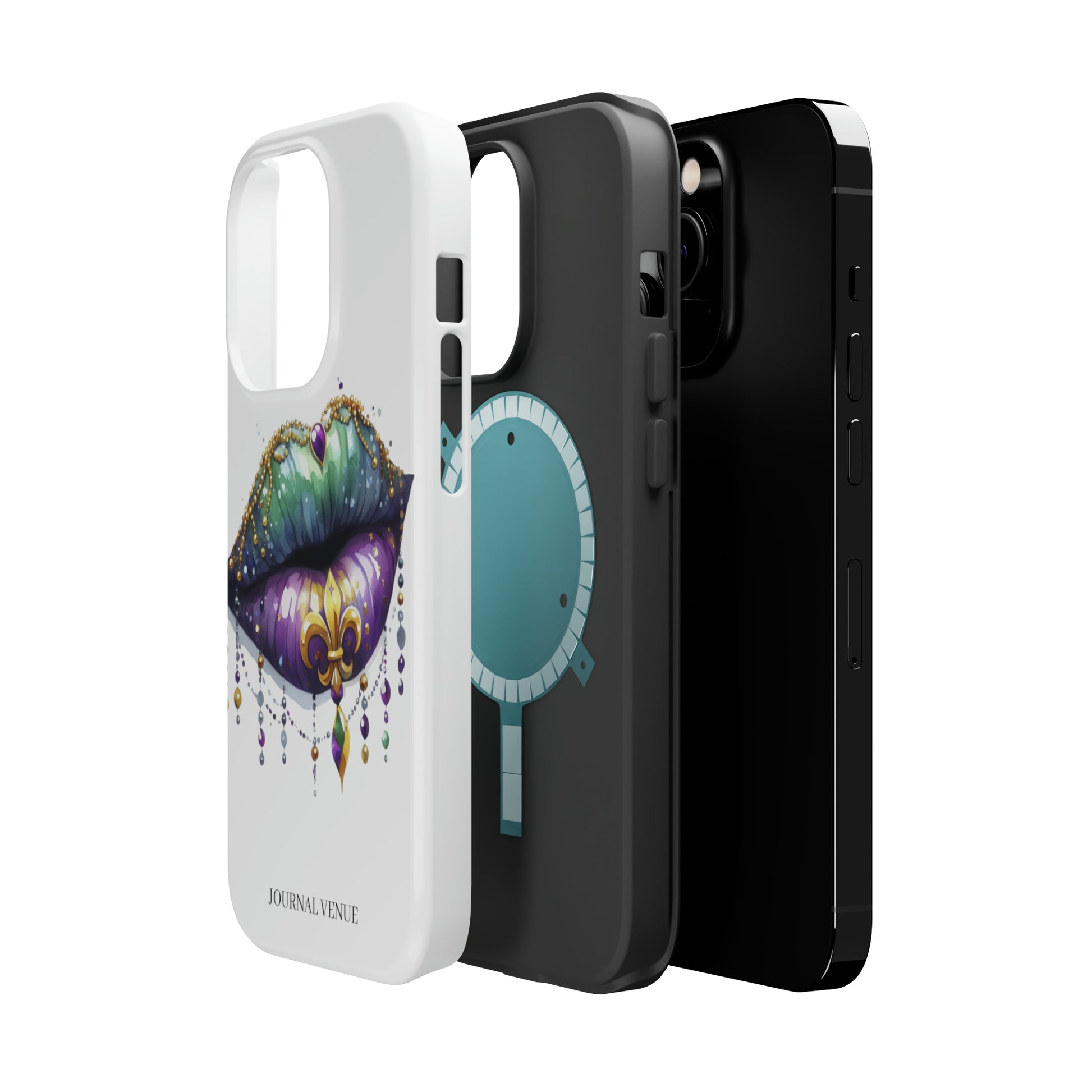 Mardi Gras Jeweled  Lip Iphone Cases - JOURNAL VENUE