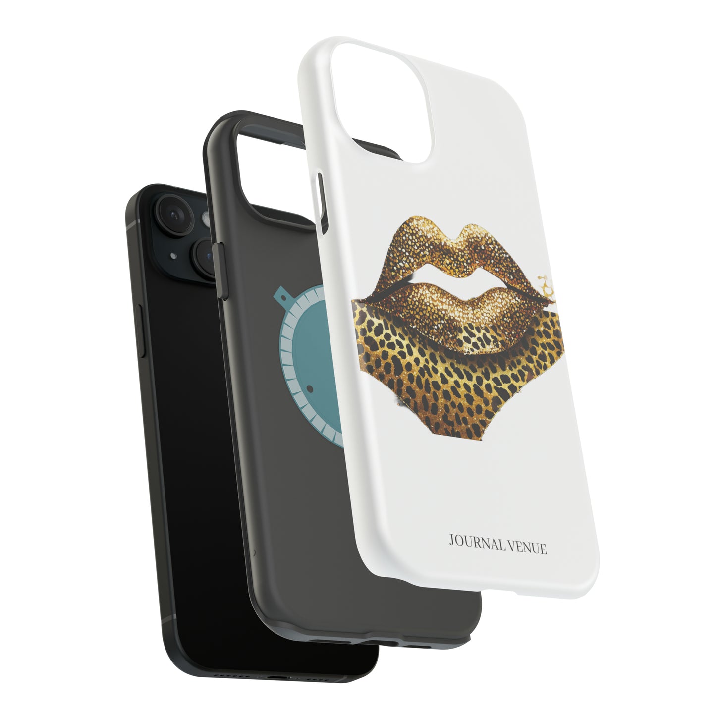 Cute Leopard Glitter Lip Iphone Cases - JOURNAL VENUE