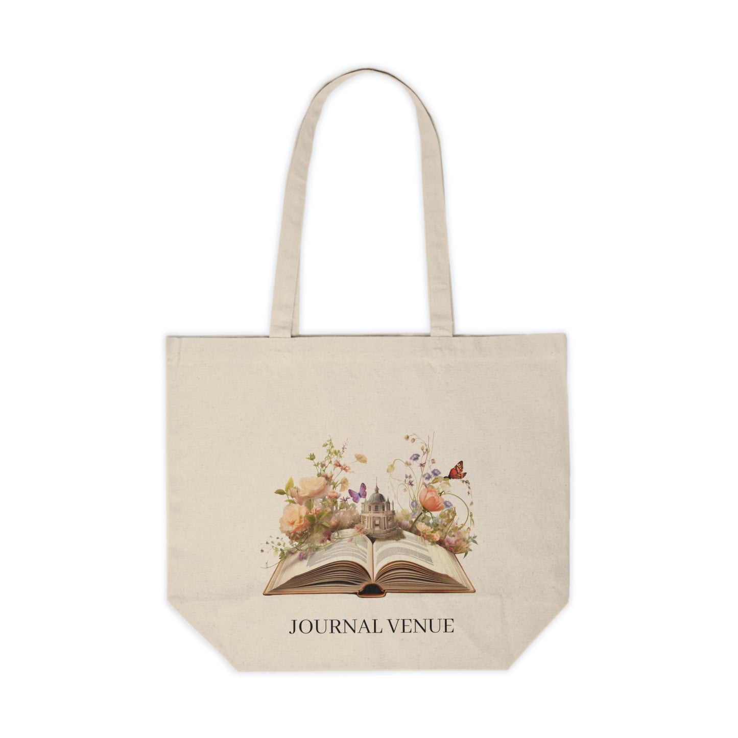 Cute Book Reader Shopping Tote Bag - JOURNAL VENUE