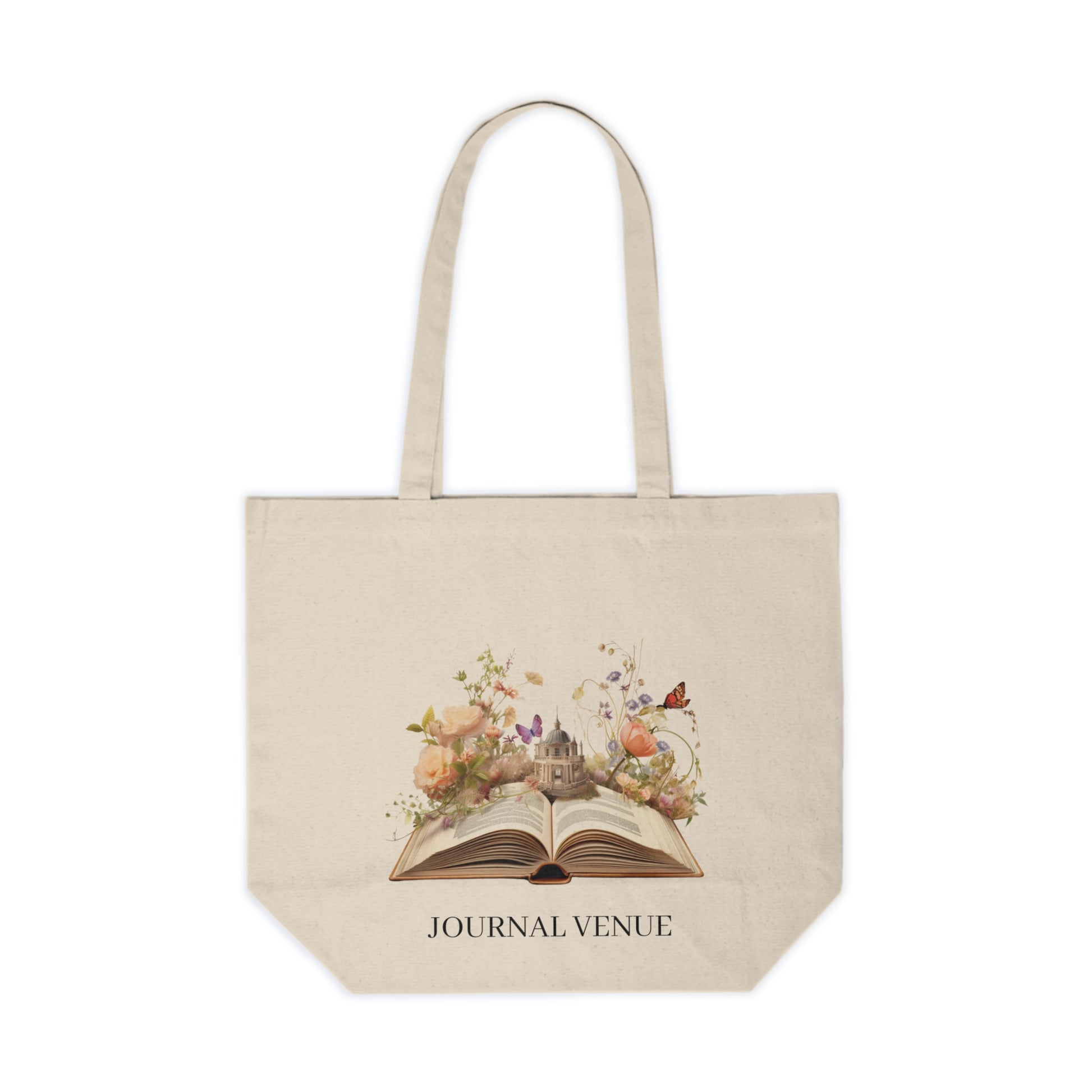 Cute Book Reader Shopping Tote Bag - JOURNAL VENUE