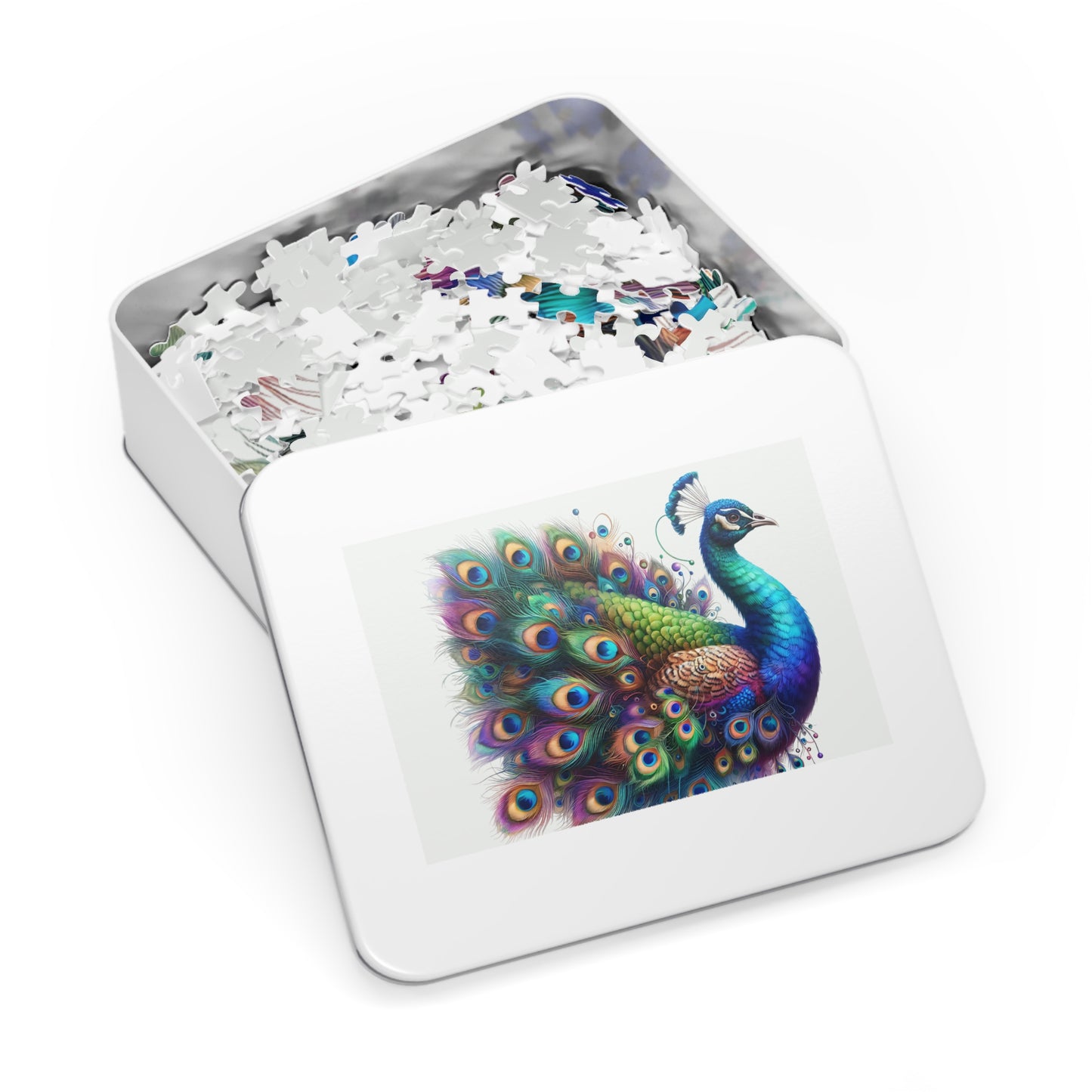 Ethereal Peacock Jigsaw Puzzle - JOURNAL VENUE