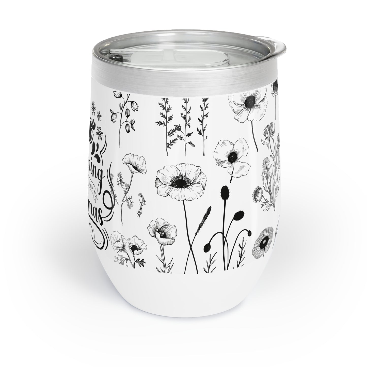 Dreaming Of Christmas Wine Tumbler - JOURNAL VENUE