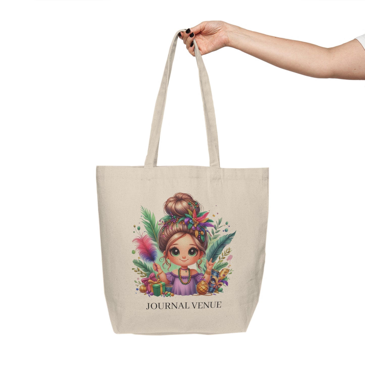 Cute Girly Shopping Tote Bag - JOURNAL VENUE