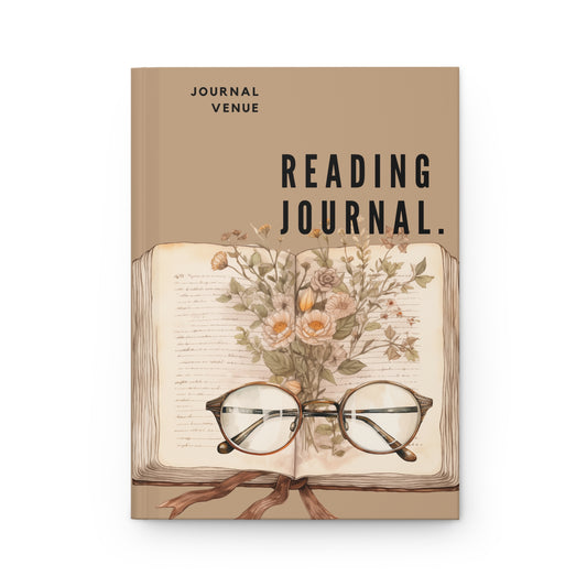 Matte Hardcover Reading Notebooks Journals - JOURNAL VENUE