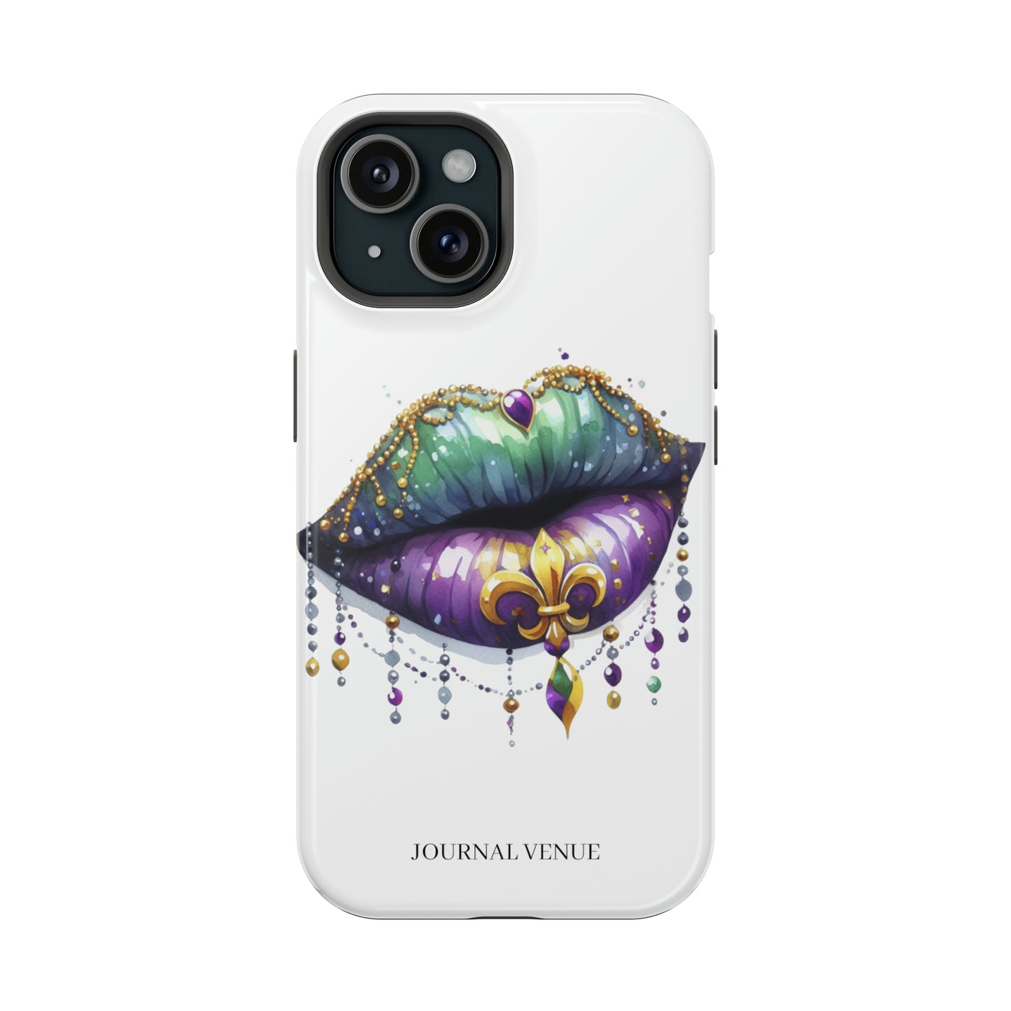 Mardi Gras Jeweled  Lip Iphone Cases - JOURNAL VENUE